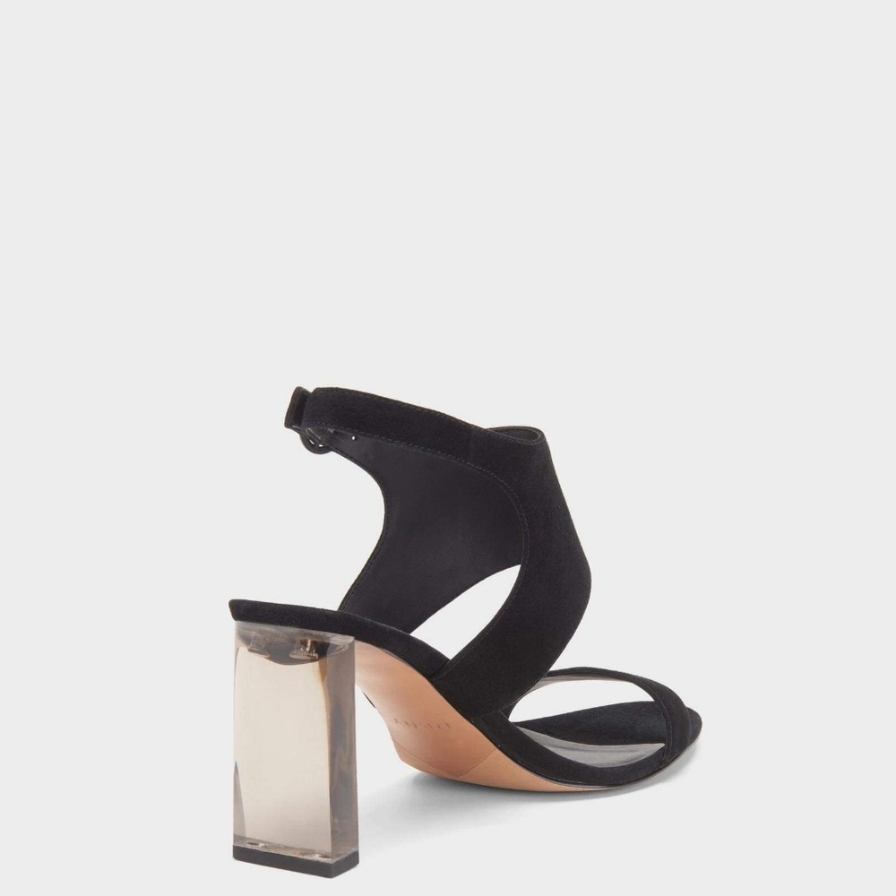 Dkny Stina Leather Open Toe Slingback Sandal